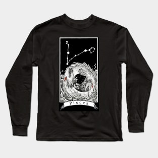 Pisces - The Zodiac Retrograde Long Sleeve T-Shirt
